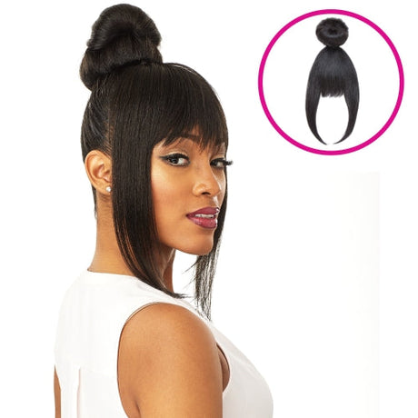 Sensationnel Synthetic Hair Bun & Bang Instant Bun With Bang Dani Find Your New Look Today!