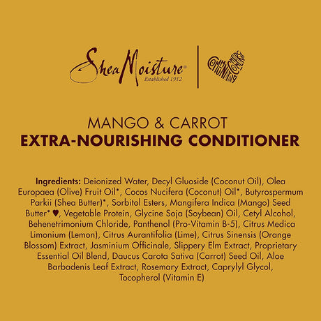 Shea Moisture Kids Extra-nourishing Conditioner, Mango & Carrot 8 oz Find Your New Look Today!