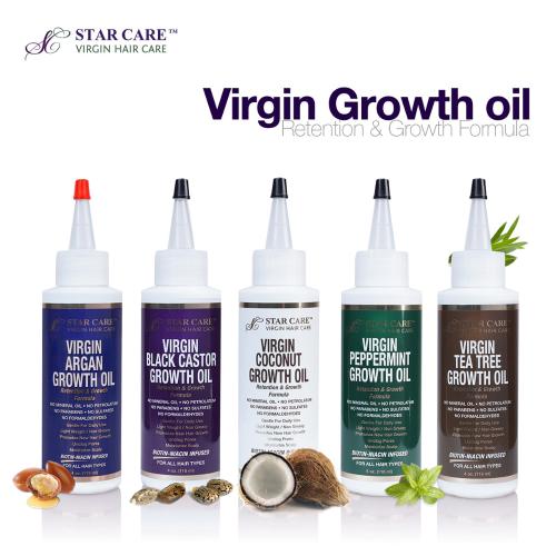Star Care Virgin Growth Oil Retention & Growth Formula 4oz/ 116ml Find Your New Look Today!