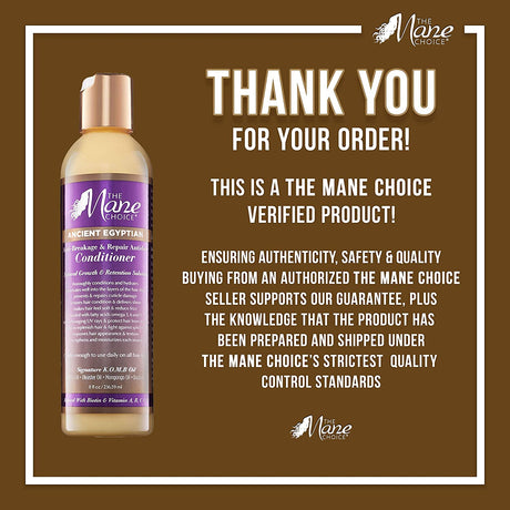 The Mane Choice Ancient Egyptian Anti-Breakage & Repair Antidote Conditioner Find Your New Look Today!