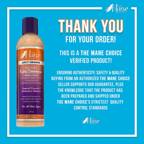 The Mane Choice Juicy Orange Fruit Medley Kids Shampoo, 8 Ounce Find Your New Look Today!