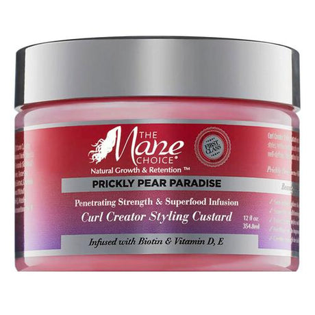 The Mane Choice Prickly Pear Paradise Curl Creator Hair Styling Custard 12oz Find Your New Look Today!