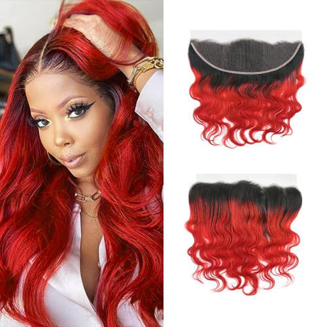 Uniq Hair 100% Virgin Human Hair Brazilian Bundle Hair Weave 13X4 Closure 7A Body #OTRED Find Your New Look Today!