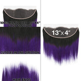 Uniq Hair 100% Virgin Human Hair Brazilian Bundle Hair Weave 13X4 Closure 7A Straight #OTPURPLE Find Your New Look Today!