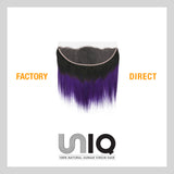 Uniq Hair 100% Virgin Human Hair Brazilian Bundle Hair Weave 13X4 Closure 7A Straight #OTPURPLE Find Your New Look Today!