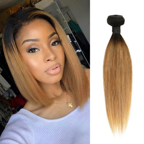 Uniq Hair 100% Virgin Human Hair Brazilian Bundle Hair Weave 7A Straight #OT27 Find Your New Look Today!