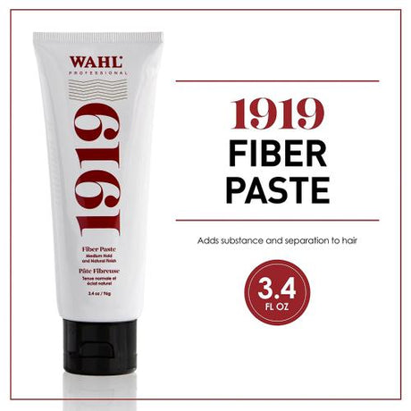 Wahl 1919 Fiber Paste Medium Hold 3.4oz / 100ml Find Your New Look Today!