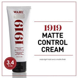 Wahl 1919 Matte Control Hair Cream 3.4oz / 100ml Find Your New Look Today!