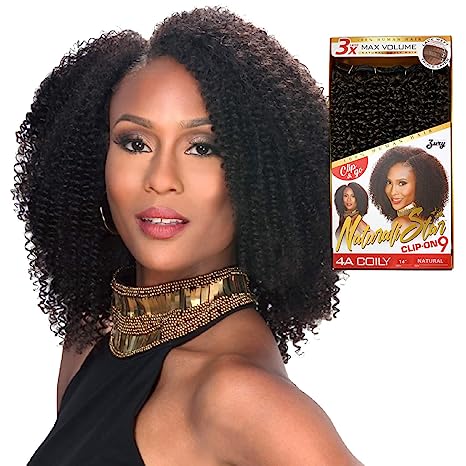 Zury Human Hair Weave Clip On 9Pcs 4A Coily Find Your New Look Today!