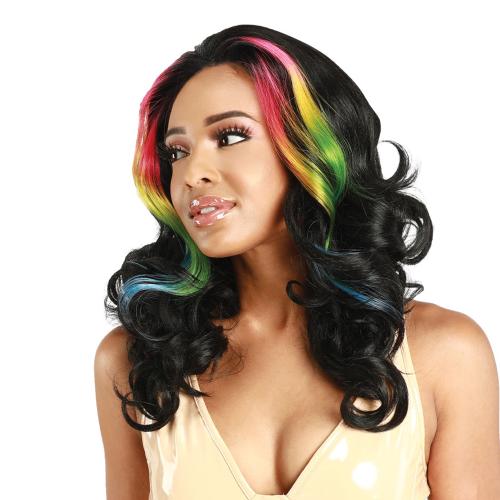 Synthetic lace front outlet wig outre kloe