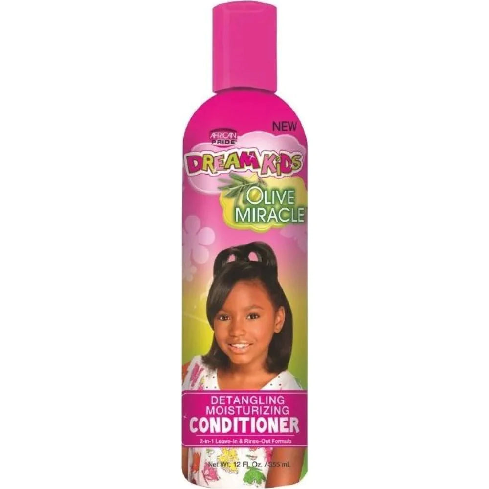 AFRICAN PRIDE OLIVE MIRACLE - DETANGLING MOISTURUZING CONDITIONER - 12 FL OZ