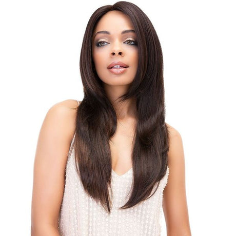 Janet Collection 100% Virgin Remy Human Hair Deep Part Swiss Lace Front Wig 22 - NOBLE - Hollywood Beauty STL
