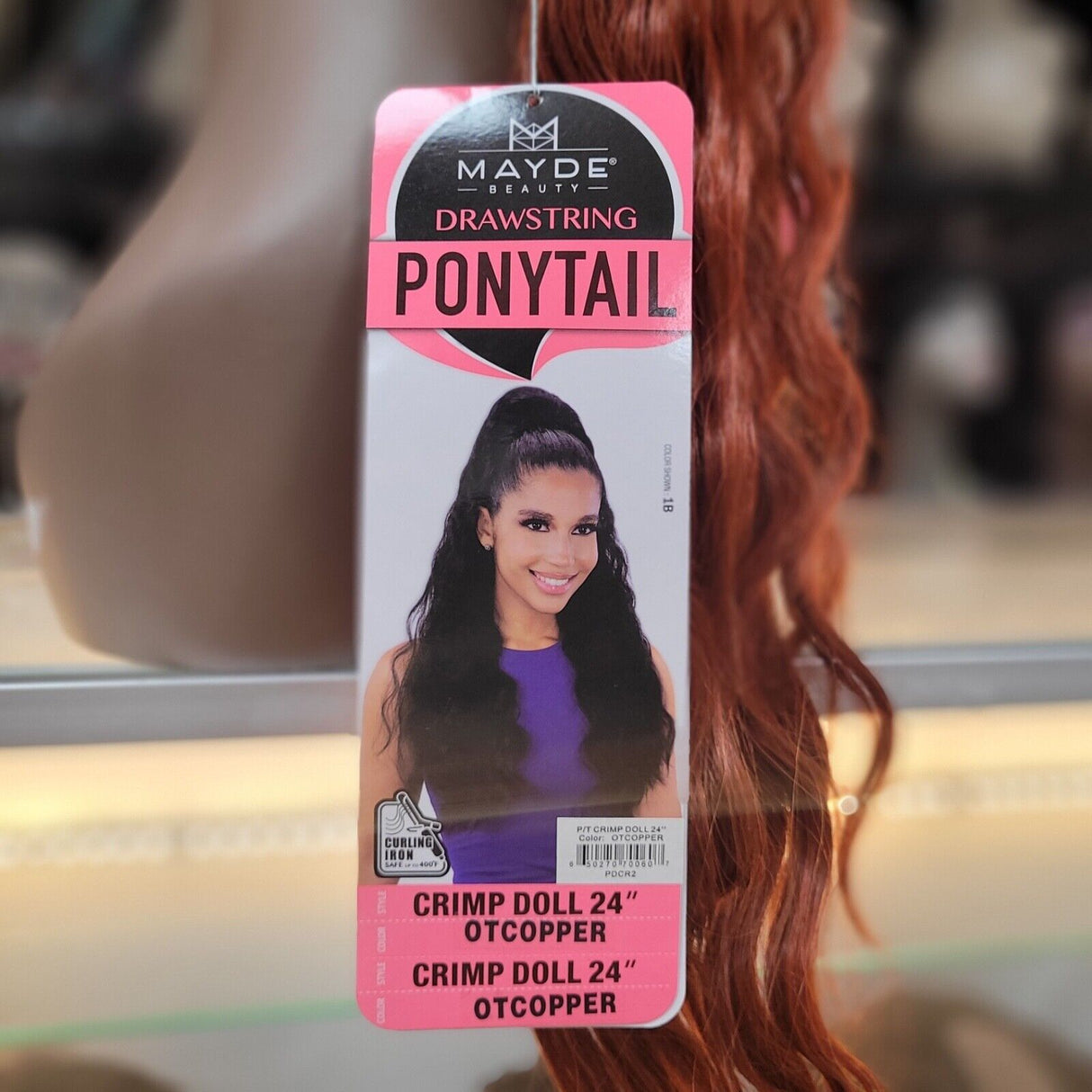 MAYDE BEAUTY DRAWSTRING PONYTAIL - CRIMP DOLL 24"